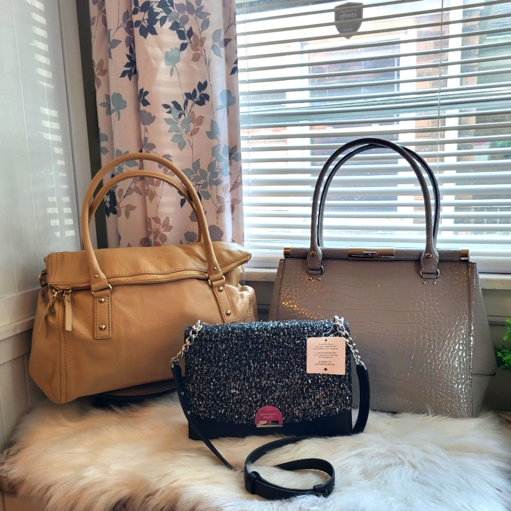 NWT 3 Kate Spade Shoulder bags (total retail $ 1482)